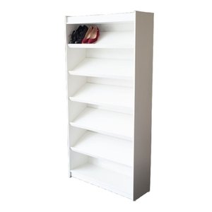 Sapateira Tipo Estante 100% Mdf Branco - Suprema Móveis
