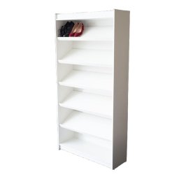Sapateira Tipo Estante 100% Mdf Branco - Suprema Móveis - 1
