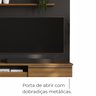 Painel Tv 55 Babus Petra Moderno 5 Prateleiras Preto - 4