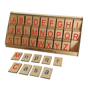 Alfabeto Móvel Degrau 130 Peças Montessoriano