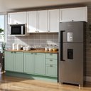 Ver imagem 1 de Armário de Cozinha Modulada 2,80m 11 Peças Iluminata Genialflex