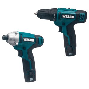 Kit Parafusadeira e Chave de Impacto 12v Ws1000k2 Wesco
