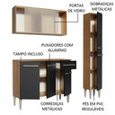 Ver imagem 5 de Armário de Cozinha Compacta Madesa Emilly Force Rustic Preto