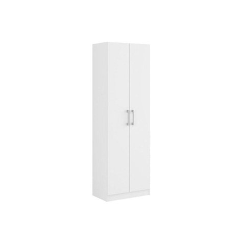 Armário Multiuso Lavanderia 626 c/ 2 Portas Branco - Carraro