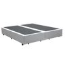 Cama Box Queen 158 Bipartido Bello Box - Tecido Sintético Branco - 1