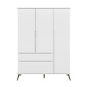 Ver imagem 2 de Guarda-Roupa Infantil 3 Portas 2 Gavetas Melinda 