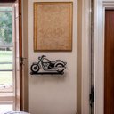 Ver imagem 2 de Cabideiro Porta Chaves 4 Ganchos Moto Classica Corte a Laser