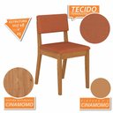 Ver imagem 6 de Conjunto de Mesa com 2 Cadeiras Arkansas Cinam/terracot - M. Arapongas Cinamomo/suede Terracota
