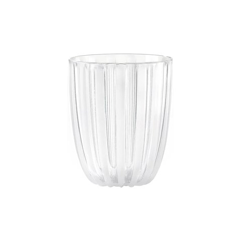 Copo Alto Unitário em Bio Plástico Não Fóssil, 470ml - Ø9 X H12,8 Cm - Dolcevita - Pérola - Guzzini