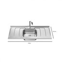 Ver imagem 2 de Tampo De Pia Ghelplus Dubai Inox Com Cuba 120cm Inox