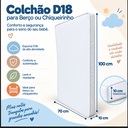 Ver imagem 3 de Colchão Baby para Cercado Mini Berço Chiqueirinho 100x70x10
