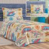 Kit Colcha + Jogo De Cama Lençol Solteiro 4 Peças Dino - 2