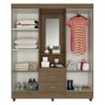 Guarda Roupa Casal Capela Lite Carvalho Oak - Móveis Leão - 2