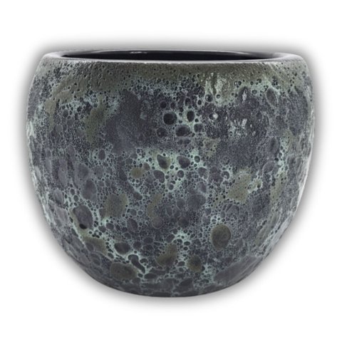 Vaso Cerâmica Rústica (15) Rocha Vulcânica Burguina