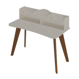 Escrivaninha para Escritório Teemo Off White Cedro - 3