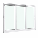 Ver imagem 3 de Janela de Correr 3 Folhas Alumínio Branco 100x200 Linha 25 Jade
