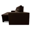 Ver imagem 4 de Sofá Retrátil Reclinável Arizona 2,30m Suede Velut Marrom - King House