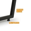 Ver imagem 4 de Escrivaninha de Escritório Industrial Concept 120cm Yescasa Marrom/Acácia/Preto