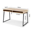 Ver imagem 2 de Escrivaninha Mesa Escritório Industrial Concept CabeCasa MadeiraOriginals