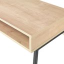 Ver imagem 6 de Escrivaninha Mesa Escritório Concept 120cm Industrial CabeCasa MadeiraOriginals Acácia E Preto