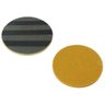 Conjunto Suporte para disco de limpeza com velcro COM flange CLEANER 410 mm + Disco Polidor Amarelo  - 1