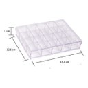 Ver imagem 2 de Caixa Organizadora TRANSPARENTE 20 Divisórias - 10330075