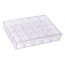 Ver imagem 1 de Caixa Organizadora TRANSPARENTE 20 Divisórias - 10330075