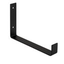 Ver imagem 1 de Kit 6 Mãos Francesas Invertidas 10x11 Cm Preto Aço Estilo Industrial - Nv750