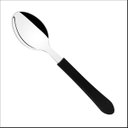 Ver imagem 3 de Kit 6 Colher de Mesa Tramontina Leme Inox Cabo Preto
