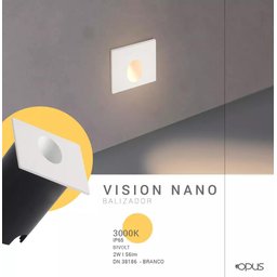 Balizador Led Opus Nano Vision 2w 3000k Bivolt Ip65 Alumínio - 2