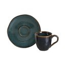 Ver imagem 2 de Conjunto de Xícara de Cafezinho com Pires 06 Peças Orgânico Oceano Porto Brasil Conj Xícara Cafezinh