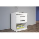 Ver imagem 4 de Mesa Cabeceira Infantil Havana c/2 Gavetas Branco - Santos Andirá