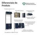 Ver imagem 4 de Armário de Cozinha Completa 270 cm Branco/Azul Vik Madesa 08