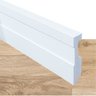 Kit 10 Barras Rodapé Poliestireno 5cm Frisado Branco (5x1x240cm) - 6
