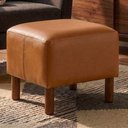 Ver imagem 2 de Puff Decorativo Verso 45x51 cm Pes Madeira Courino Tcs 727 Moll