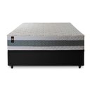 Ver imagem 5 de Conjunto Box Baú Casal Oxford Preto 138x188x74 Espuma D33