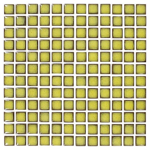 Pastilha Cerâmica Nefertiti Mostarda 2x2 Placa 30x30cm - 1012020007