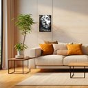 Ver imagem 2 de Placa MDF Jesus Leão de Judá Decorativa Parede A4 FE1