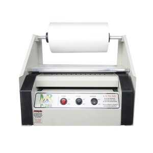 Plastificadora P280 Com Suporte Bobina Brilho Bopp 24cm 110V MR Maquinas