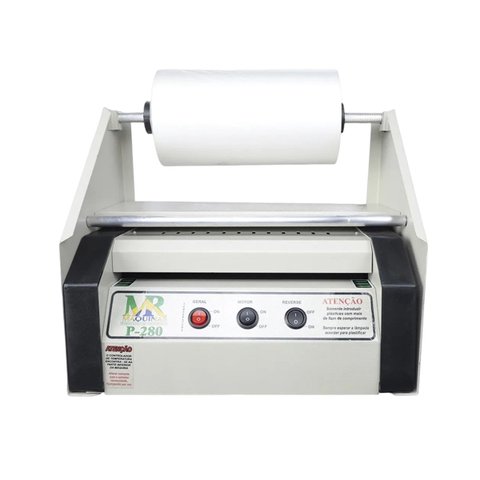 Plastificadora P280 Com Suporte Bobina Brilho Bopp 24cm 110V MR Maquinas