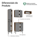 Ver imagem 6 de Armário de Cozinha Compacta 156 Cm Emilly Madesa 03
