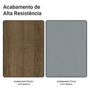 Ver imagem 3 de Armário de Cozinha Compacta 156 Cm Emilly Madesa 03