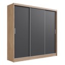Ver imagem 7 de Guarda Roupa Casal 3 Portas 100% MDFLondon Yescasa