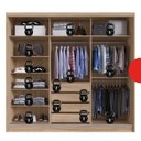 Ver imagem 5 de Guarda Roupa Casal 3 Portas 100% MDFLondon Yescasa