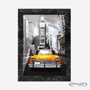 Ver imagem 2 de Porta Retrato 15x21 com Vidro Moldura Preto Marmorizado Luxo