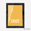 Ver imagem 4 de Porta Retrato 15x21 com Vidro Moldura Preto Marmorizado Luxo