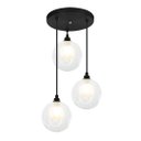 Ver imagem 1 de Lustres Pendentes Triplo Harmony Bolinha Preto