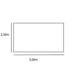 Tapete Sisal Liso 250x350cm Casual Apaeb - 4