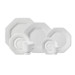 Jogo de Jantar 42 Peças Chá Café Pomerode Porcelana Schmidt - 10