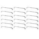 Ver imagem 1 de Alça de Apoio 70cm Barra Inox Kit 18 Unidades Idoso Deficiente Cadeirante Suporte